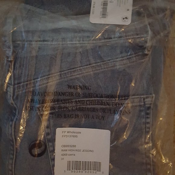 Free People High Rise Jeggings NWT size 31 - Picture 4 of 6